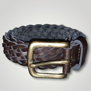 Levi's Brown Braided Kids Belt, Size Small